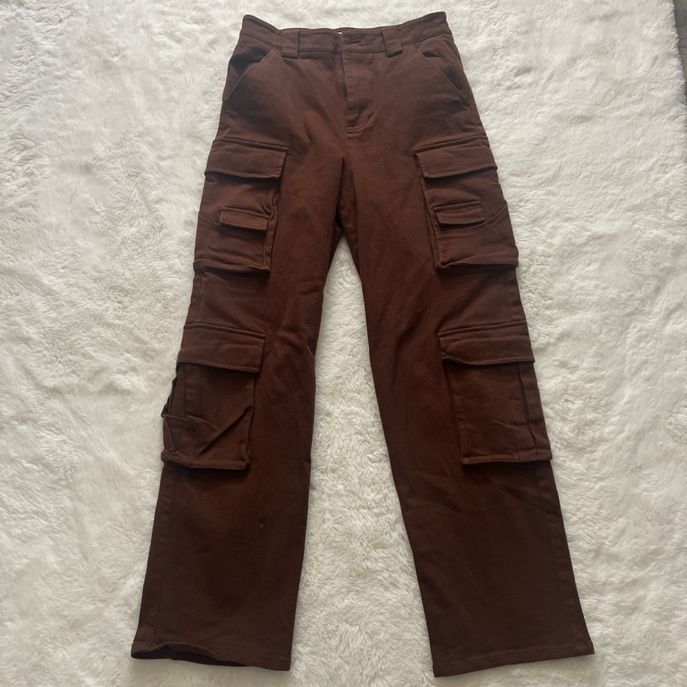 Danielle Guizio brown cargo pants size small